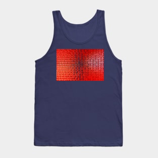 Binary Numbers, Computer Talk, Red Tank Top